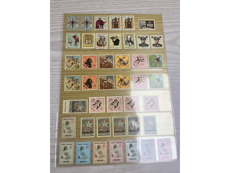mostly in complete sests, including some blocks of 4. Large quantity. Please view.